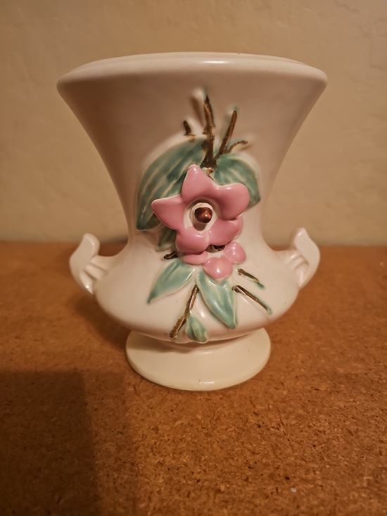Mccoy Other - Vintage "Blossom Time" Circa 1946 McCoy Vase 6.5"